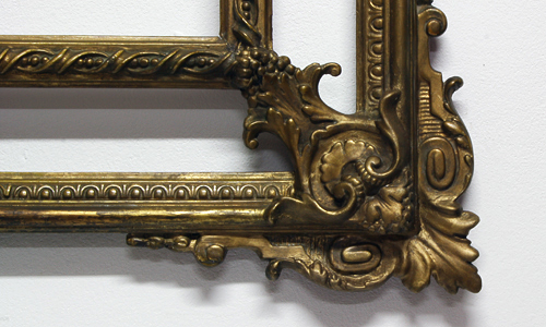 Fertige untere rechte Ecke